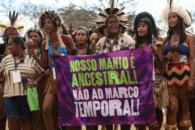 Conferência Nacional das Mulheres Indígenas em 2025, em Brasília.