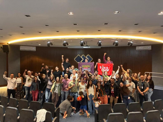 Assembleia do SindUnDF / Foto: SindUnDF