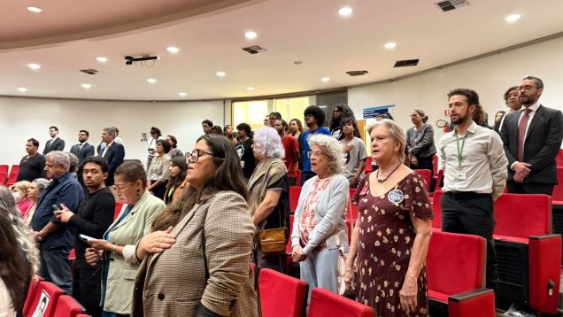 ADUnB participa de cerimônia em memória de Paulo de Tarso Celestino