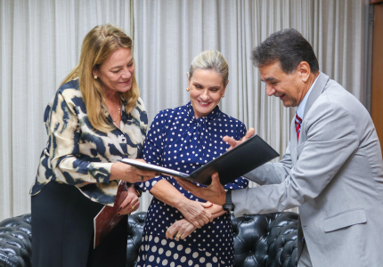 Presidente do IAF Sindical visita presidente da Alba