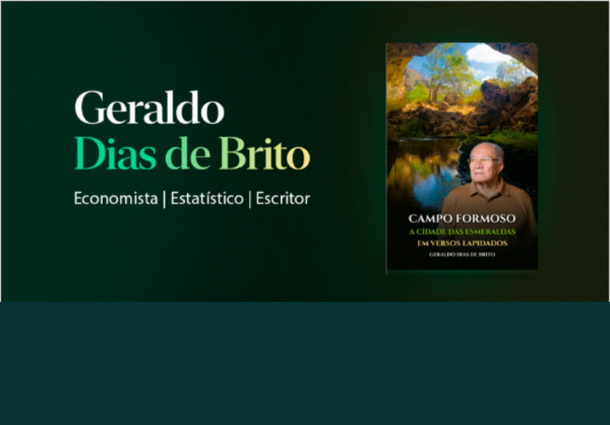 De Cocos para o mundo, com o coração em Campo Formoso: conheça o novo livro de Geraldo Dias de Brito