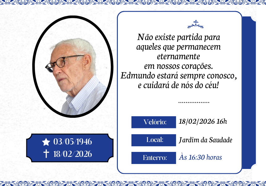 Morre, aos 79 anos, auditor fiscal Edmundo Neves da Silva
