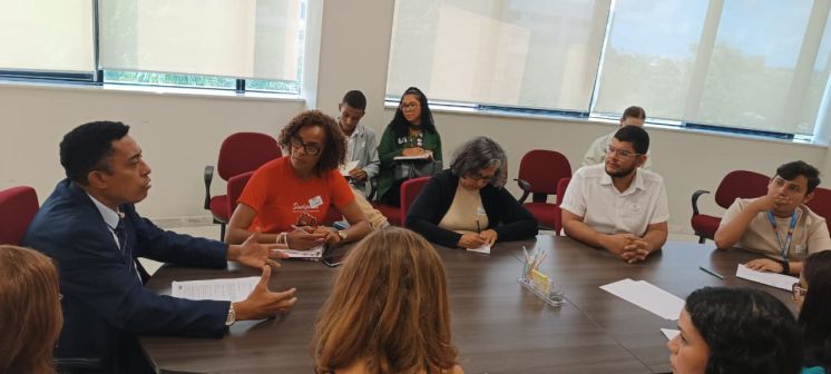 Sindipema participa de reunião no MPSE para tratar de projeto sobre Educação Especial