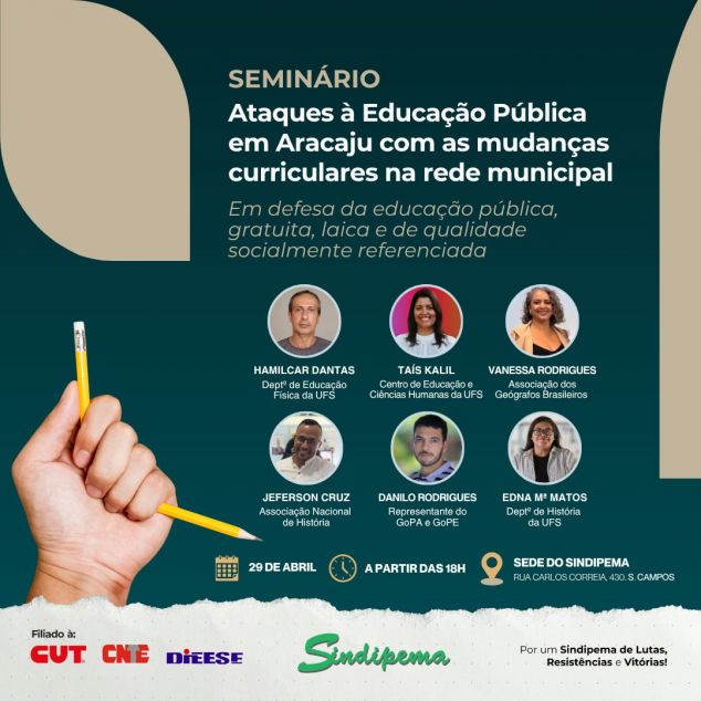 Sindipema promove seminário para debater mudança na Matriz Curricular