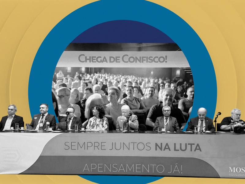 Aposentados e pensionistas lutam contra o confisco de aposentadorias