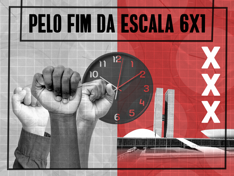 Sem espaço nos debates do Congresso, trabalhadores lutam nas ruas por fim da escala 6x1