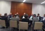 Presidente do Sinfazfisco-MG em encontro com o Presidente da República e Ministros de Governo