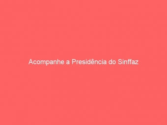 Acompanhe a Presidência do Sinffaz