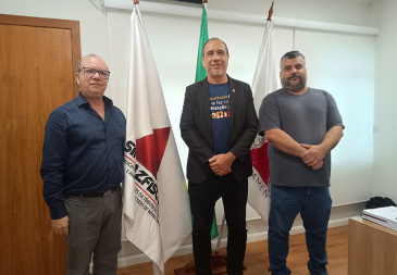 Sinfazfisco-MG recebe a visita do Presidente do AFOCEFE Sindicato
