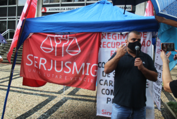 Sinfazfisco-MG participa de mobilização contra o Regime de Recuperação Fiscal do governo de MG