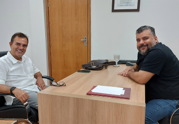 Diretor Fazendário do Sindpúblicos se reúne com Presidente do Sinfazfisco-MG