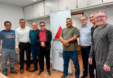 Sinfazfisco-MG recebe visita de dirigentes de entidades do fisco de outros Estados