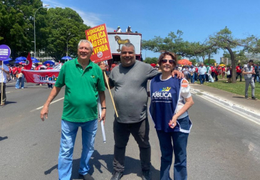 Sinfazfisco-MG participa de ato em Brasília contra a Reforma Administrativa