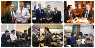 Diretoria do SINFAZFISCO-MG cumpre agenda intensa em Brasília