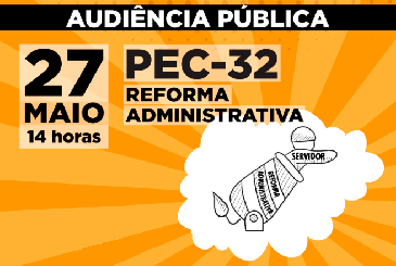 Audiência Pública na ALMG vai discutir a reforma administrativa