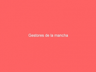 Gestores de la mancha
