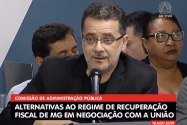 Sinfazfisco-MG participa de debate sobre o Regime de Recuperação Fiscal na ALMG