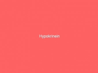 Hypokrinein