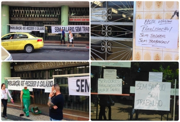 Servidores paralisam atendimento por falta de pagamento