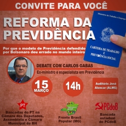 Reforma da Previdência é tema de debate na ALMG