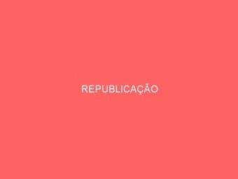 REPUBLICAÇÃO