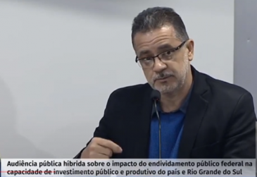 Sinfazfisco-MG é único convidado para participar de mesa na Assembleia do RS que discutiu as dívidas do Estado