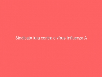 Sindicato luta contra o vírus Influenza A