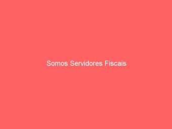 Somos Servidores Fiscais