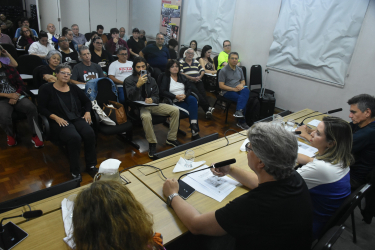 Auditório lotado na abertura do Congresso.