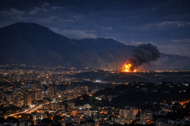 Ataques dos EUA contra Caracas