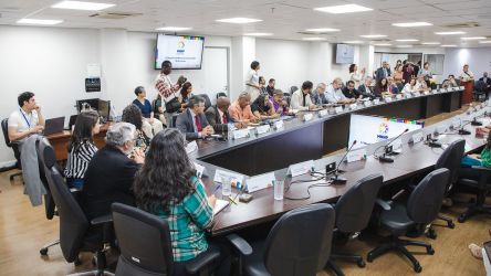 Fabiano participou, pela CSP-Conlutas, da reunião da Mesa Nacional de Negociação.