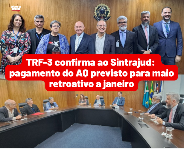Da esq. à dir: Marta Curia, Cléber Aguiar, Ana Luiza, o presidente do TRF, Melqui, Lutemberg Souza, César Lignelli e Wesley Santos.
