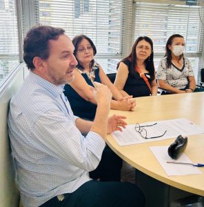 Reunião na Câmara Municipal. Foto: Imprensa Sintrajud